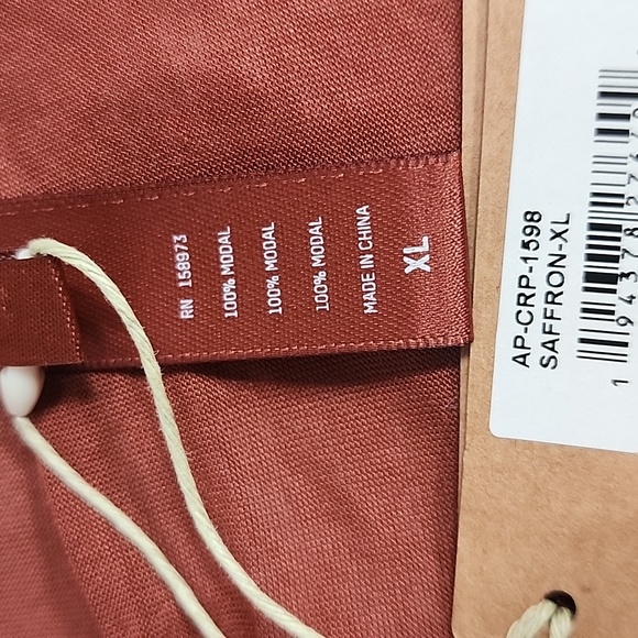 SKIMS SLEEP SUPER CROPPED TANK/SAFFRON/XL/ NWT - Picture 7 of 9